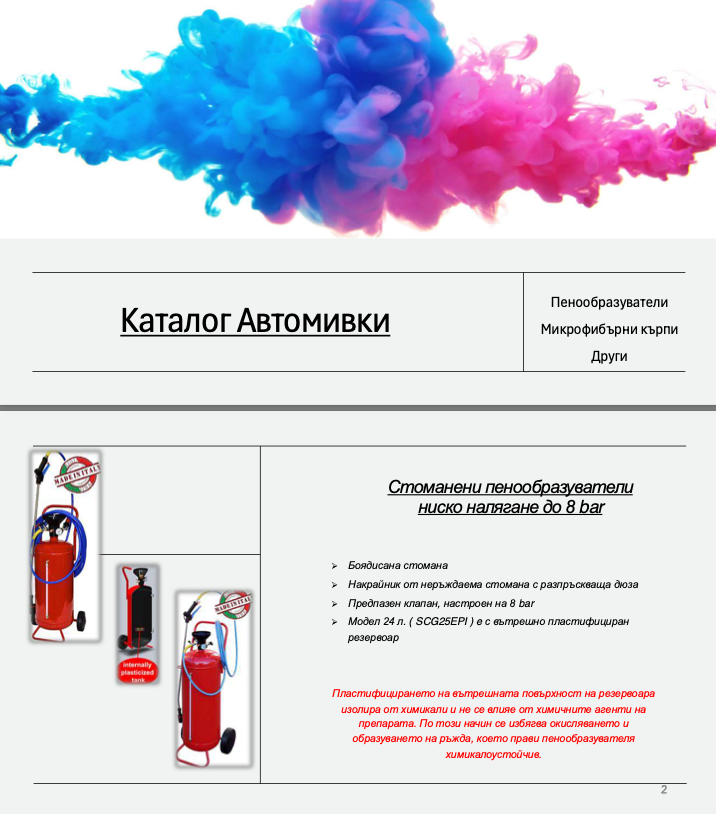 Каталог Автомивки